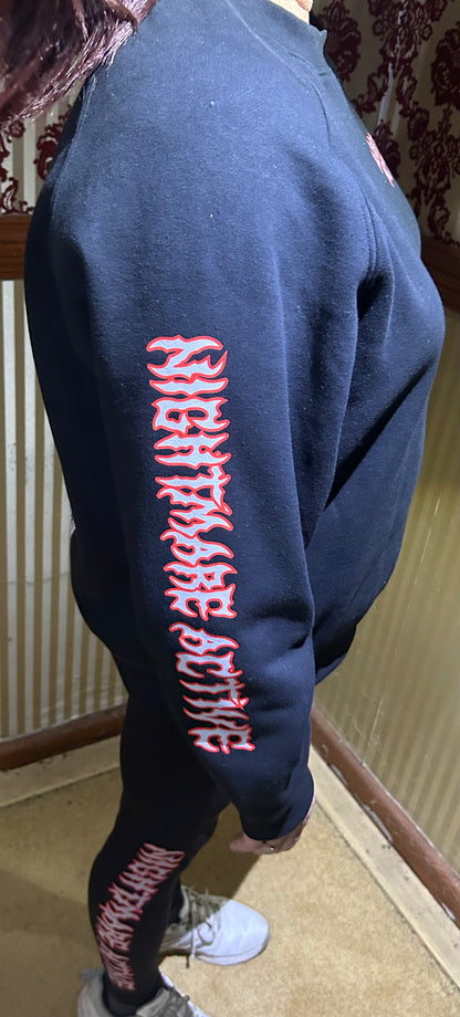 Nightmare Active Crew Jumper -Nyx ***PRE-ORDER ONLY***